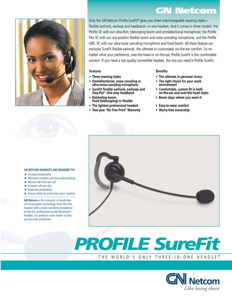 Jabra 405-Flex-SF Specifications