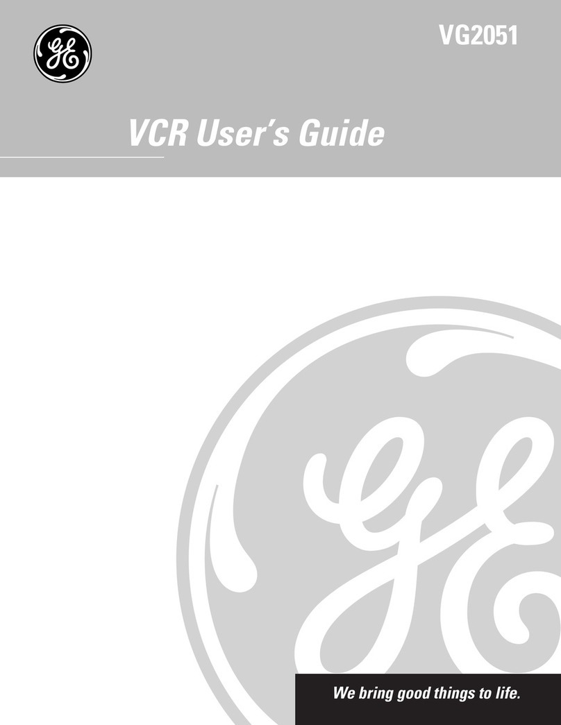 GE VG2051 User manual