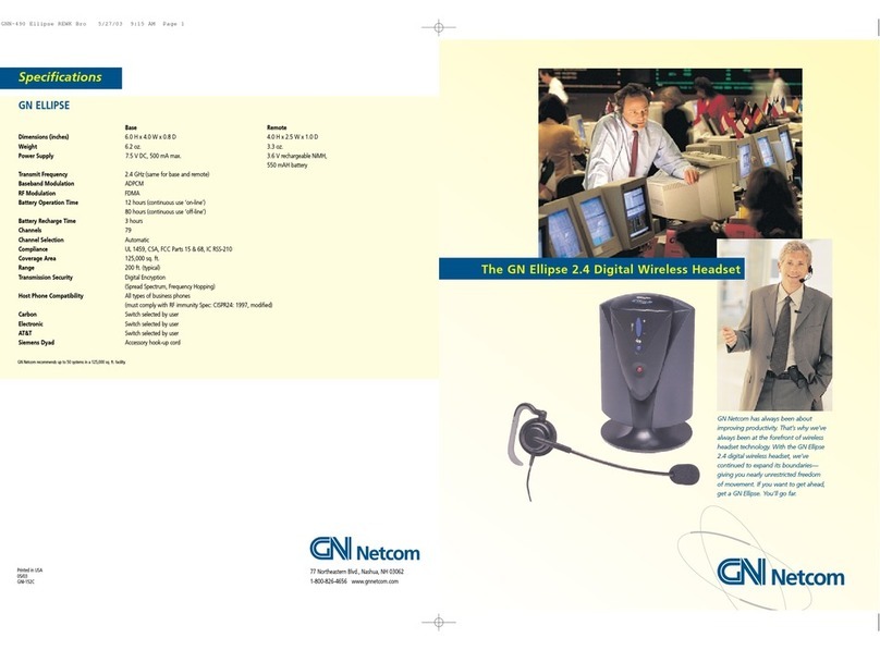 Jabra GN Ellipse 2.4 datasheet