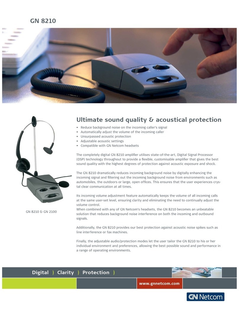 Jabra GN8210 - DATASHEET 2 Owner's manual