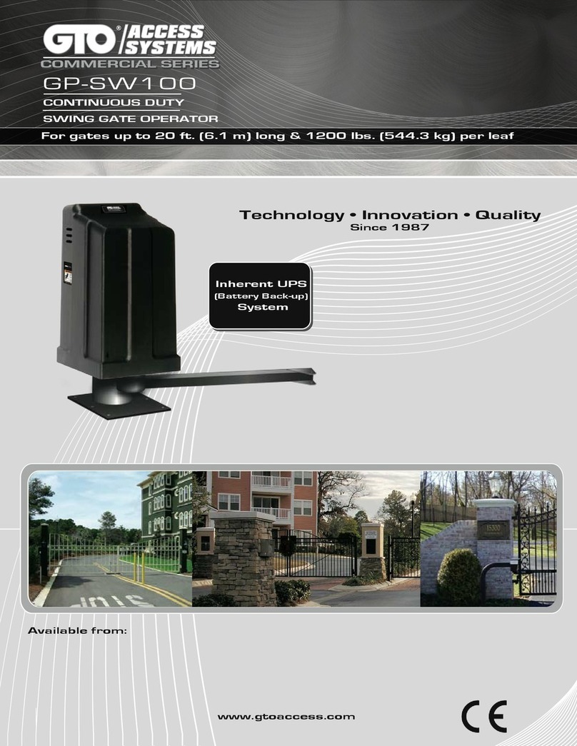 GTO GP-SW100 User manual
