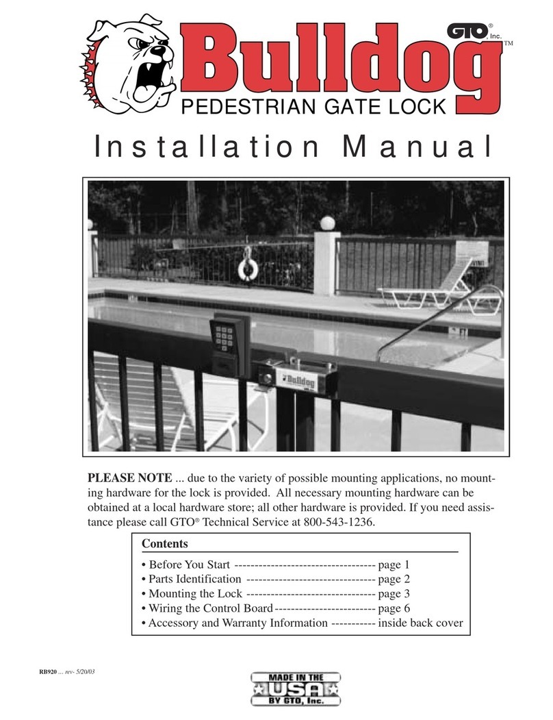 GTO FM145 User manual
