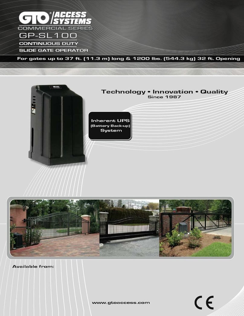 GTO GP-SL100 User manual