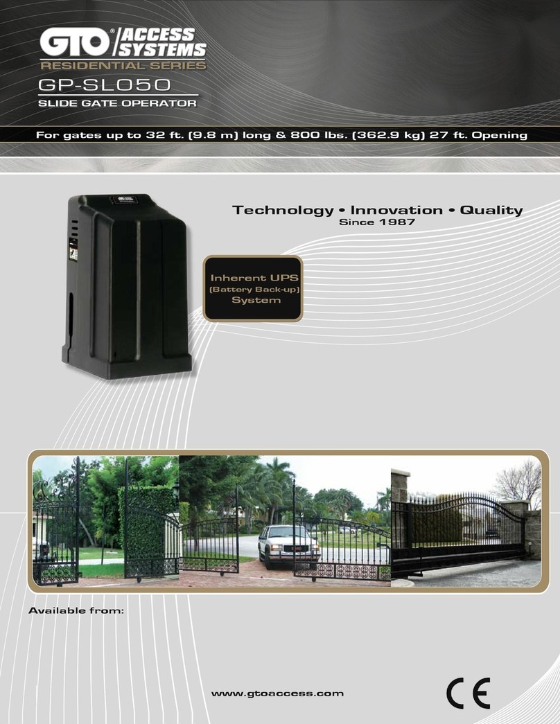 GTO GP-SL050 User manual