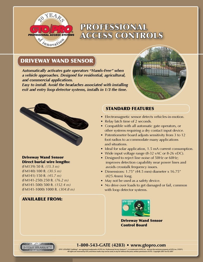 GTO FM139 Brochure & specs