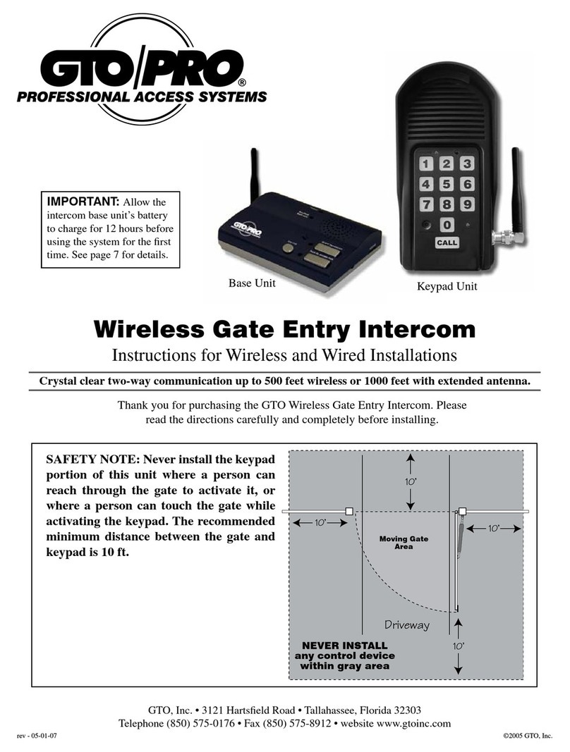GTO F3100MBC User manual