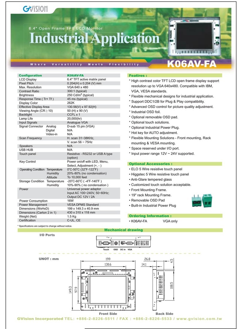 GVision K06AV-F User manual