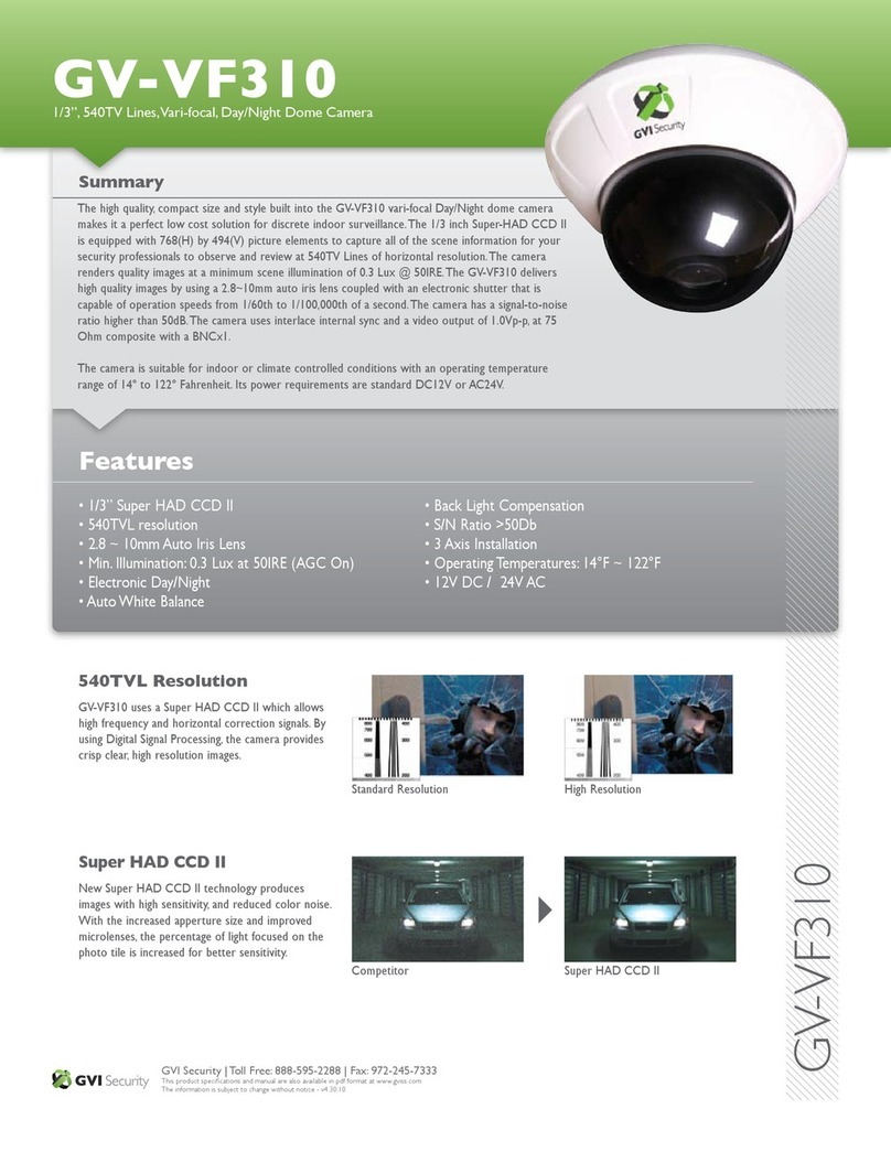 GVI Security GV-VF310 Specifications
