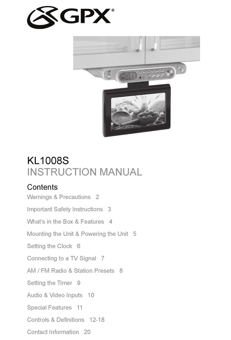GPX KL1008S User manual