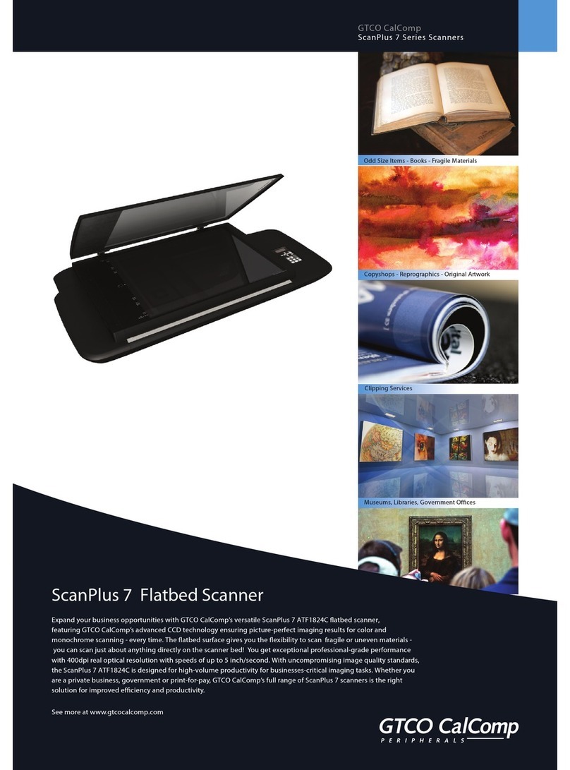 GTCO CalComp ScanPlus 7 ATF1824C User manual