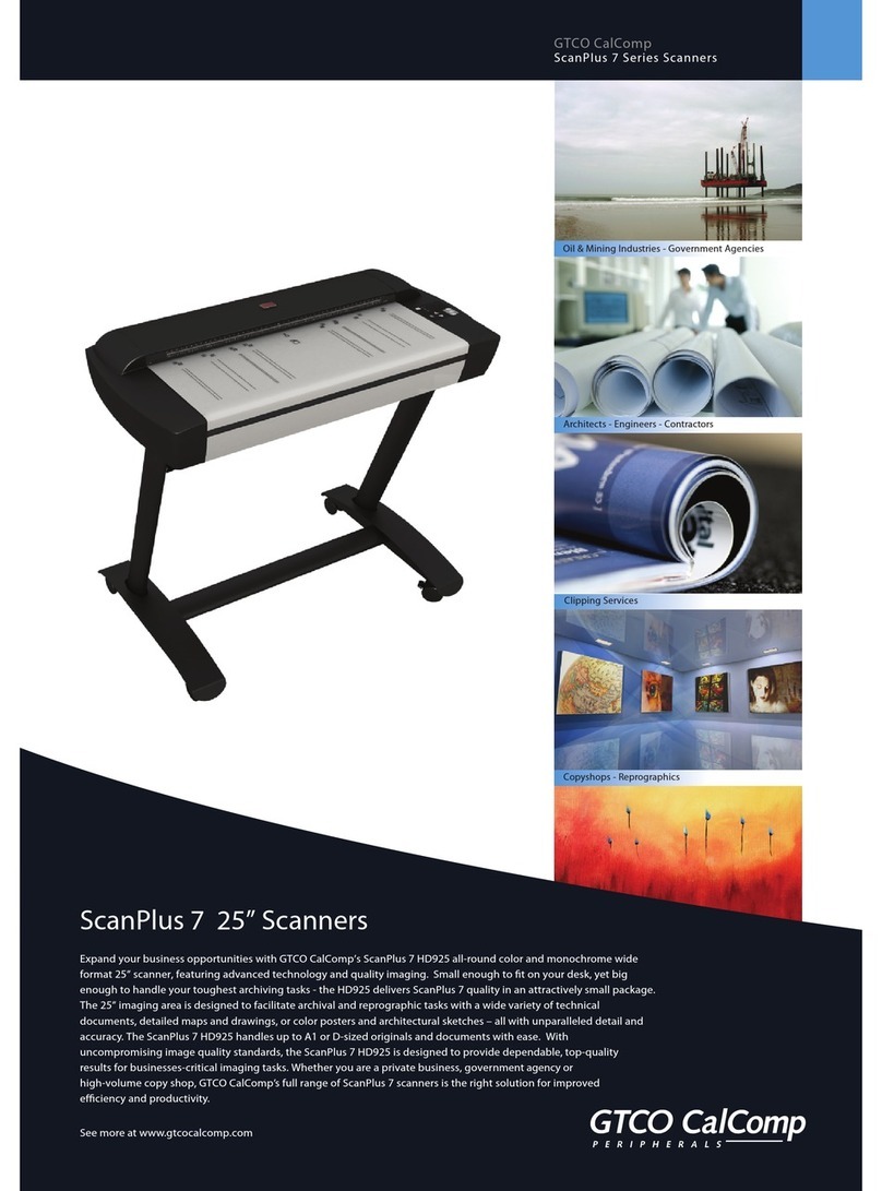 GTCO CalComp ScanPlus 7 HD925 Base User manual
