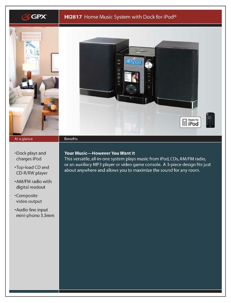 GPX HI2817 User manual