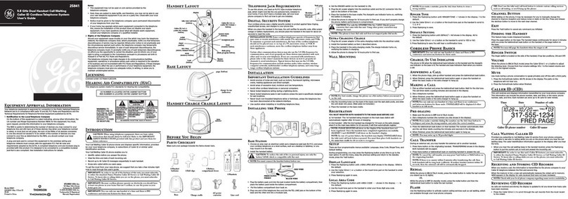 GE 25841GE3 user guide