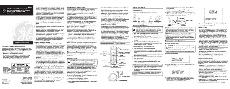 GE 21009GE3 User manual