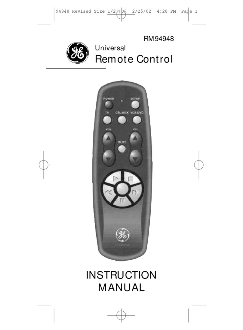 GE 94948 User manual