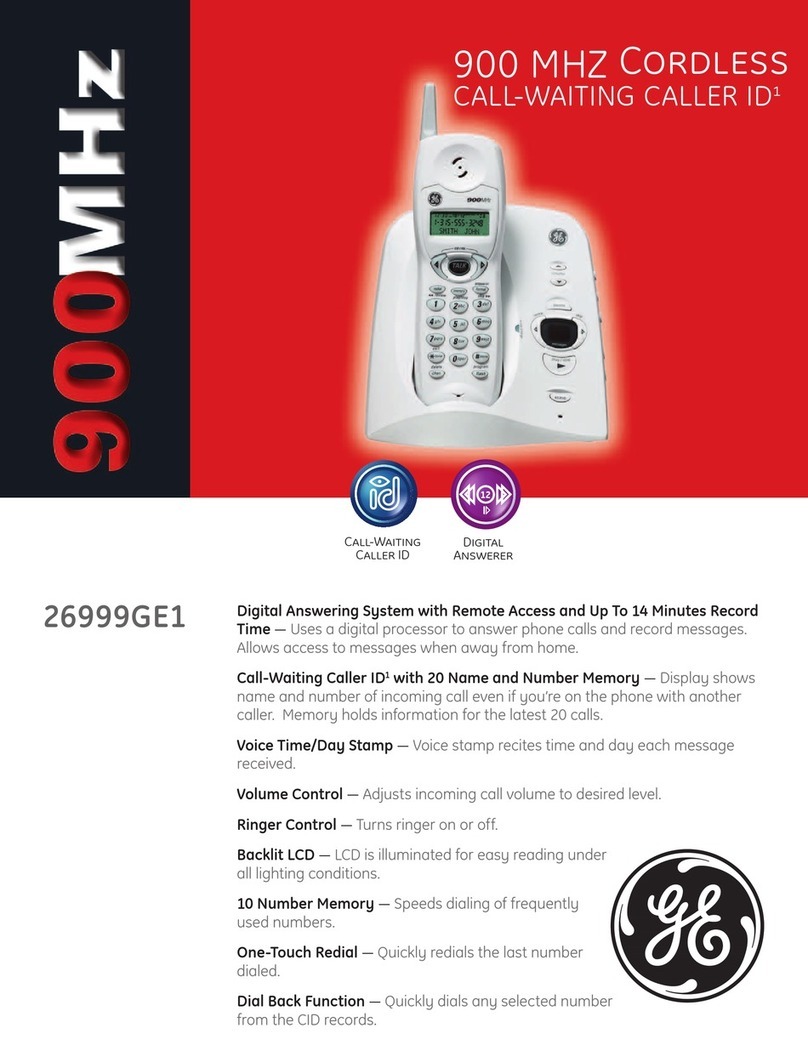 GE 26999GE1 User manual