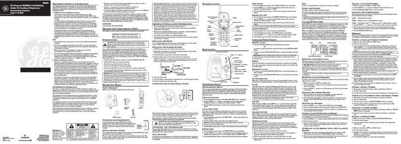 GE 26999GE1 User manual