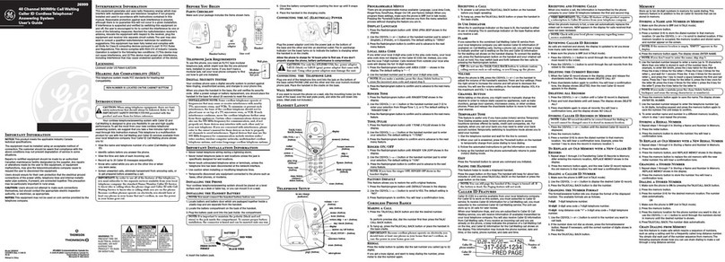 GE 26999GE2 user guide GE 26999GE2 user guide