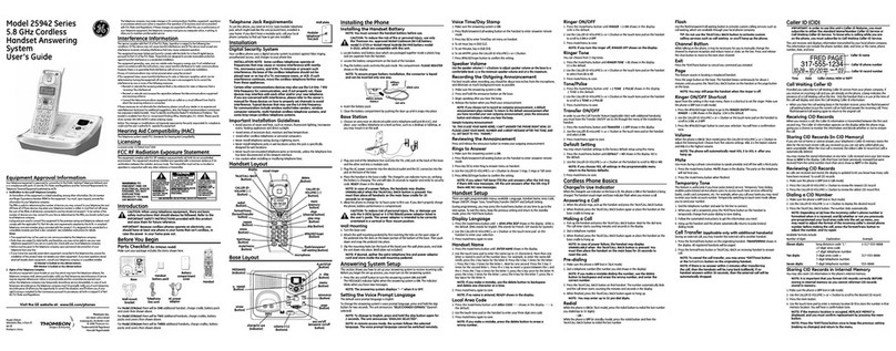 GE 25942GE2 User manual