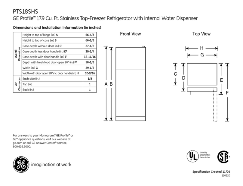 GE PTS18SHSSS Manual