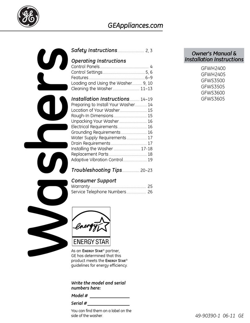 GE GFWH2400L Series Original instructions