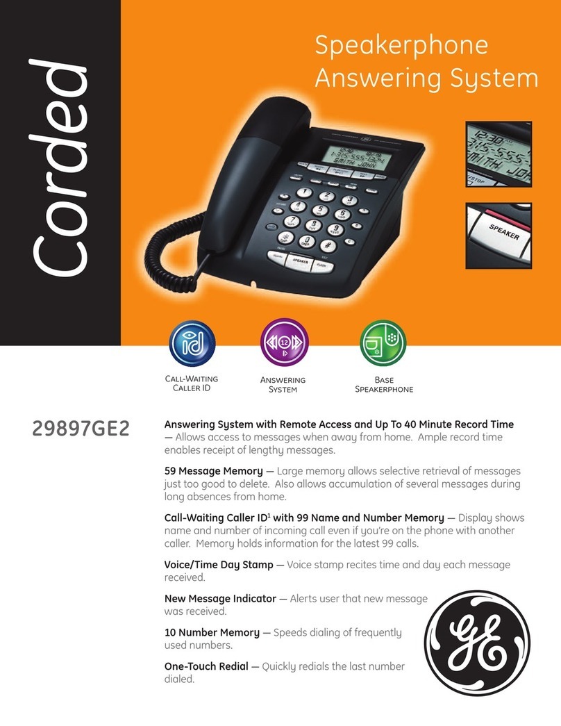 GE 29897GE2 User manual