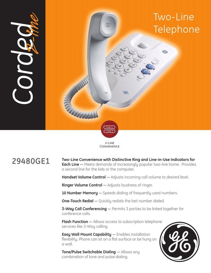 GE 29480GE1 User manual
