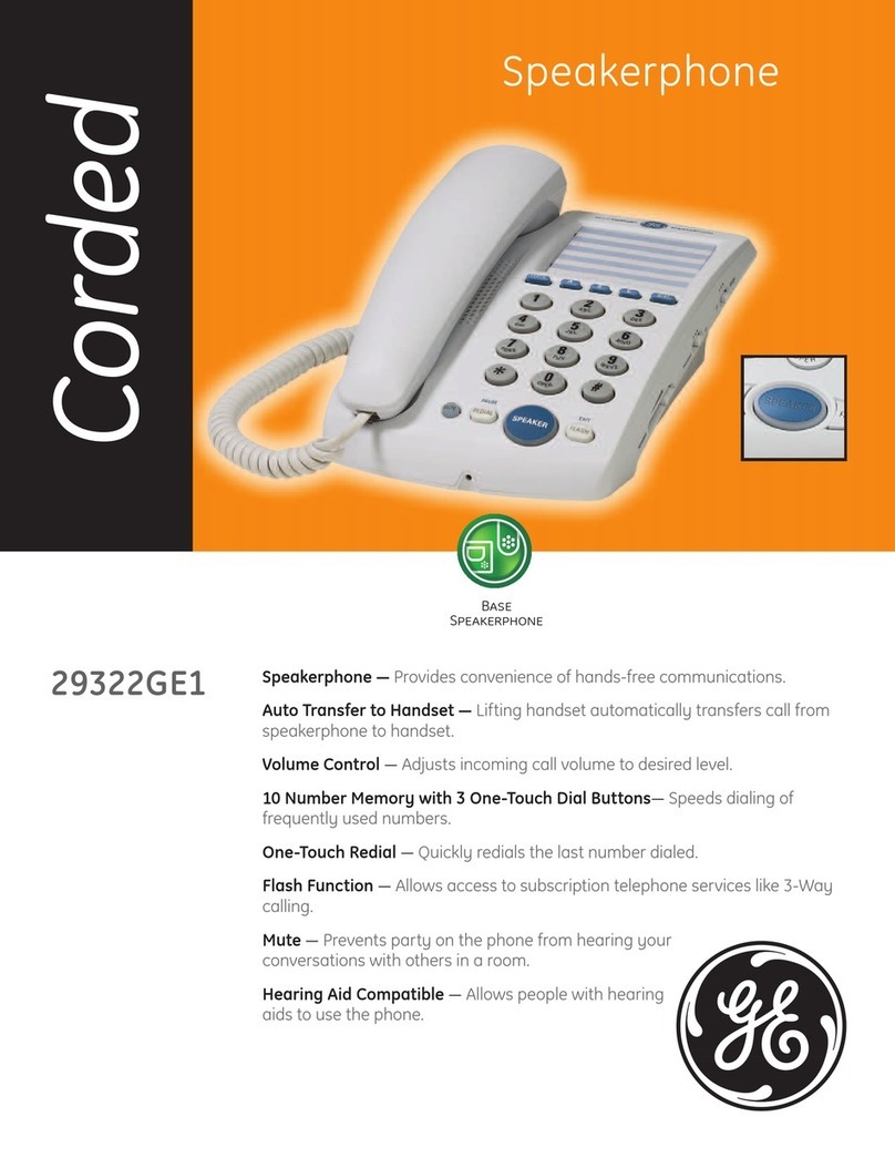 GE 29322GE1 User manual