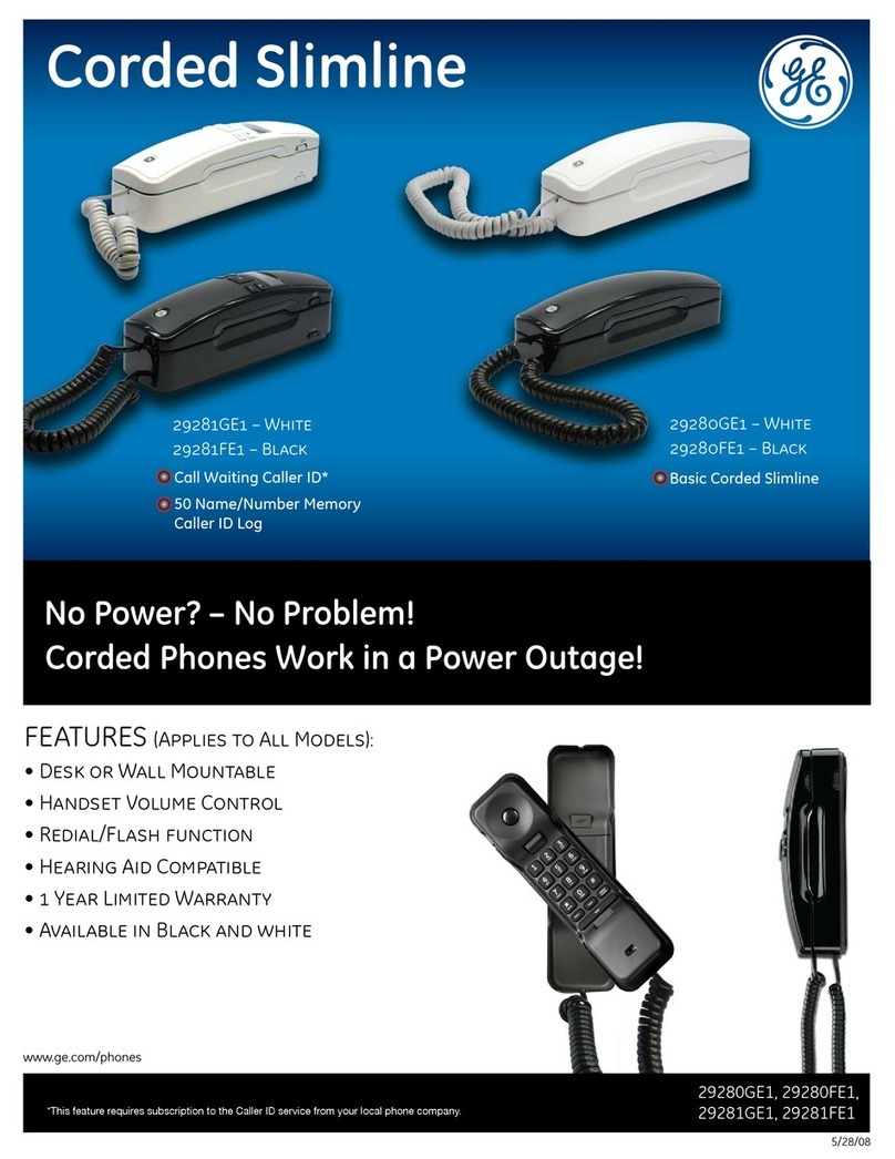 GE 29280FE1 Specifications