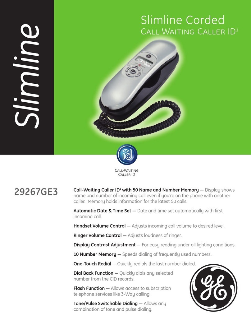 GE 29267GE3 User manual