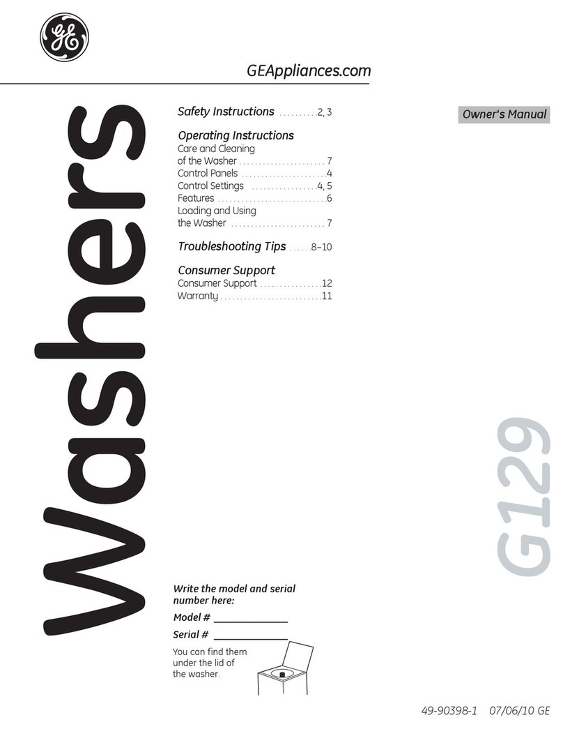 GE GTWN4000M User manual GE GTWN4000M User manual