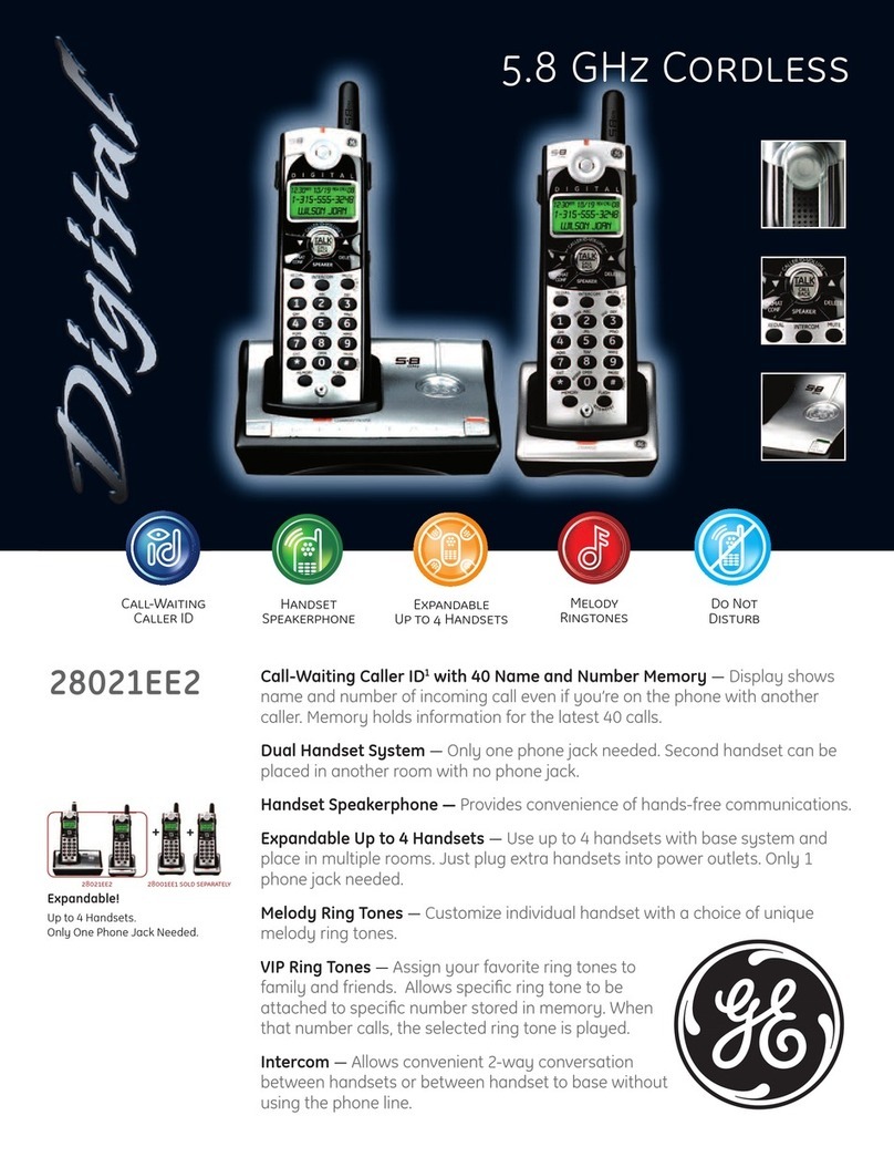 GE 28021EE2 User manual