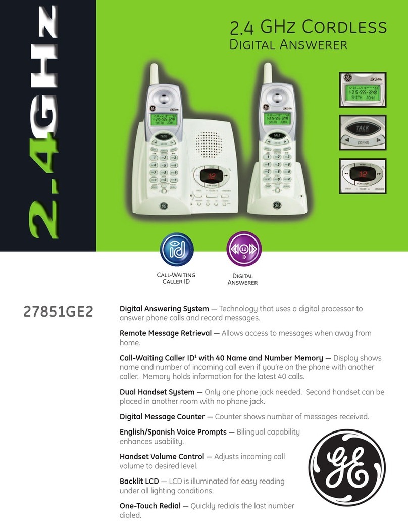 GE 27851GE2 Specifications