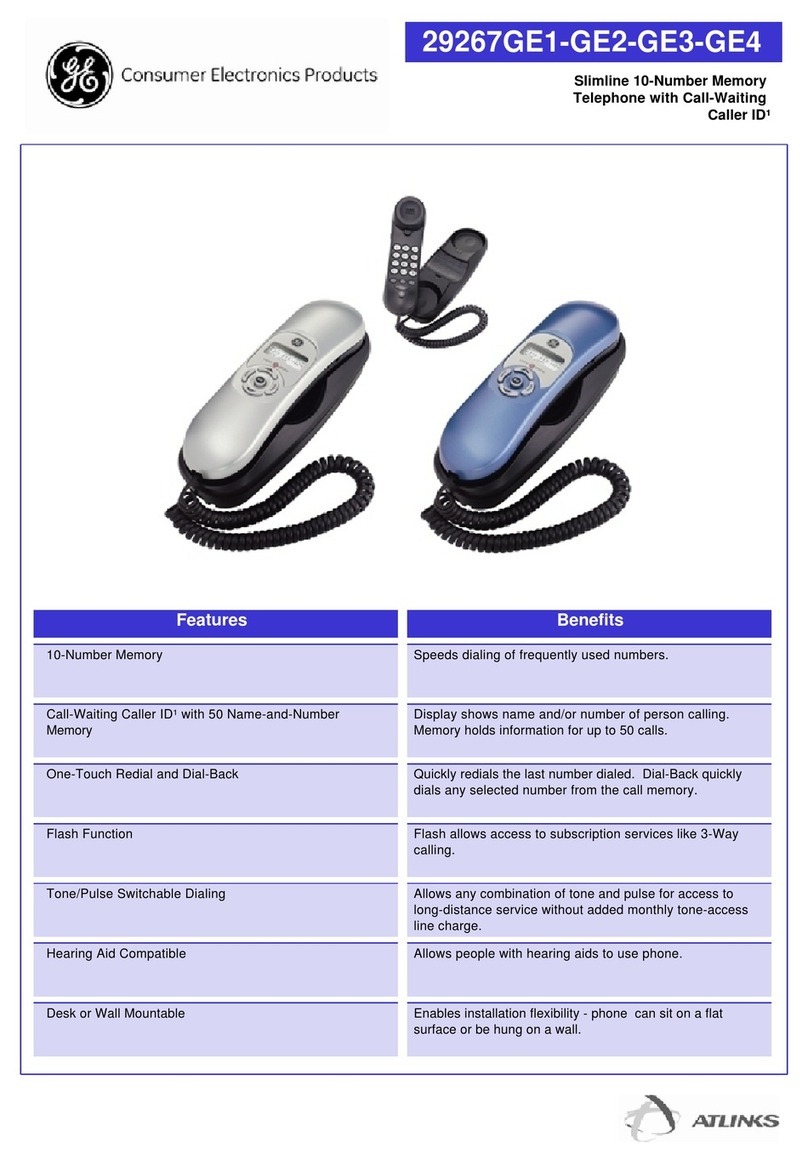 GE 29267GE1 User manual
