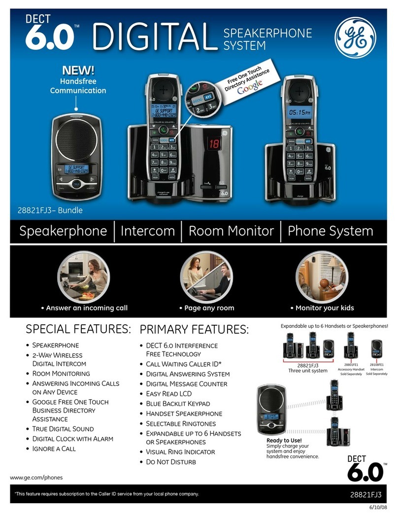 GE 28821FJ3 Specifications