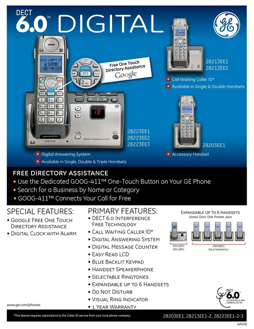 GE 28213EE2 User manual