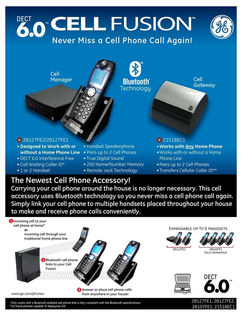 GE Cell Fusion 28127FE1 User manual