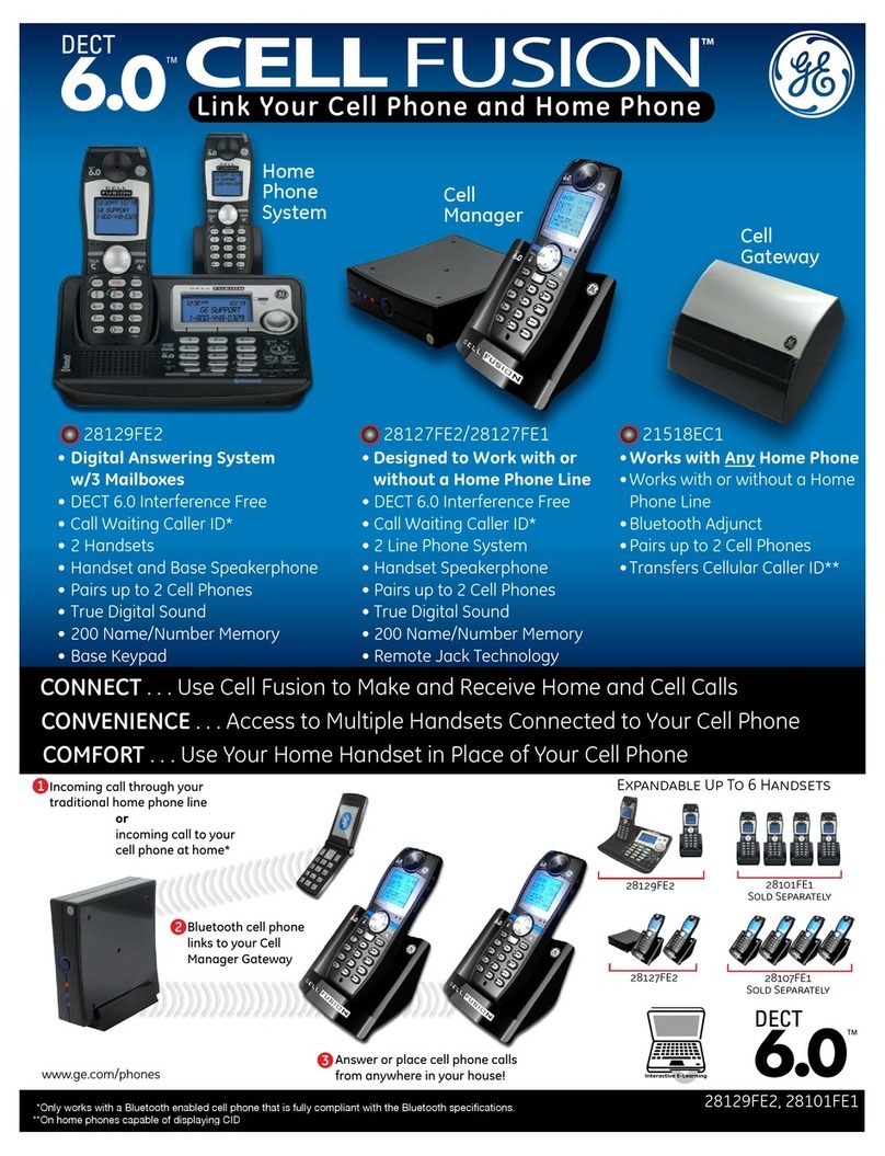 GE Cell Fusion 28129FE2 User manual