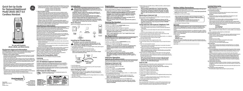 GE 28101EE1 User manual