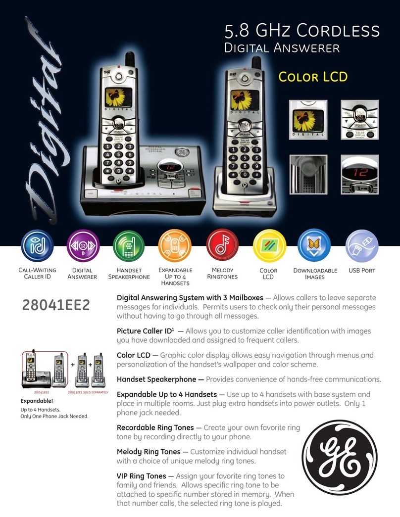 GE 28041EE2 User manual