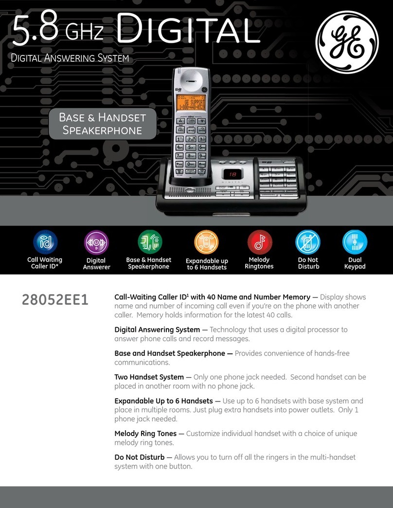 GE 28052EE1 User manual