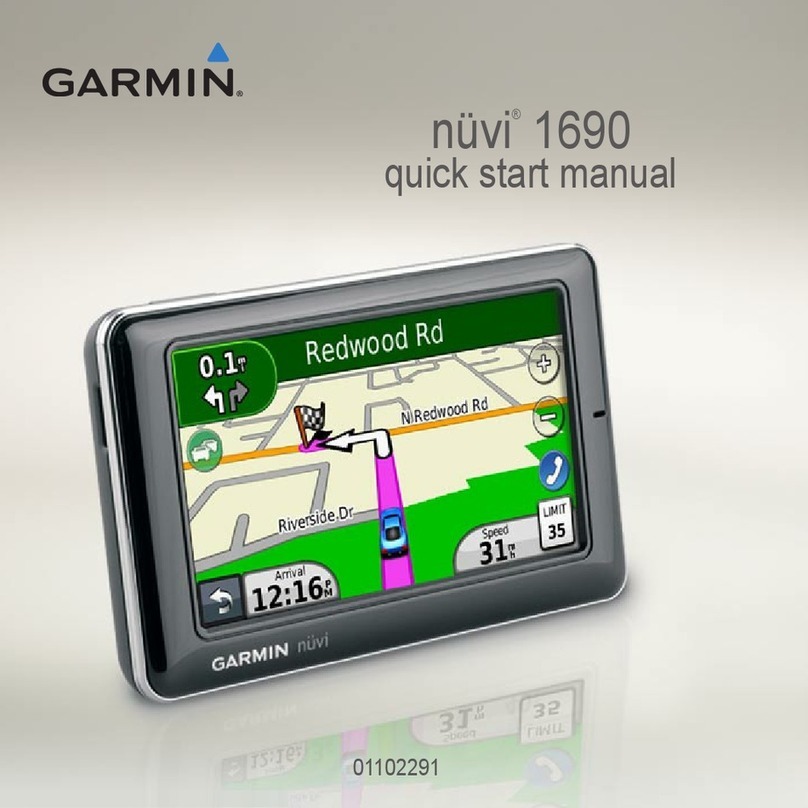 Garmin nuvi 1690 Quick start manual