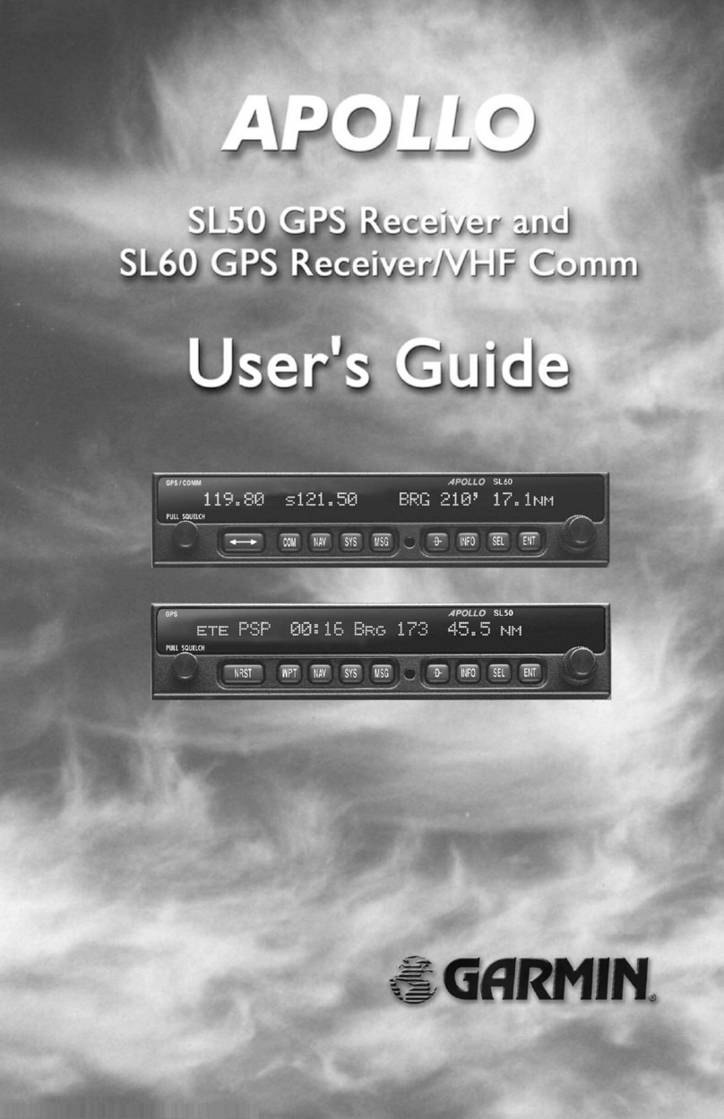 Garmin Apollo SL50 user guide