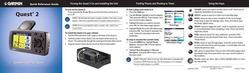 Garmin Quest 2 User manual