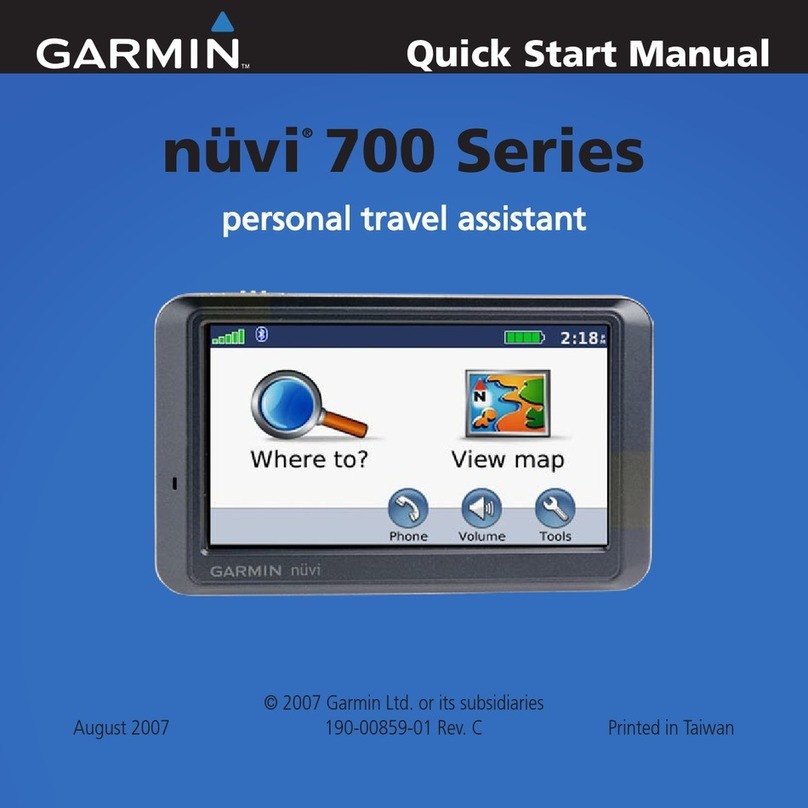 Garmin Nuvi 710 Instruction manual