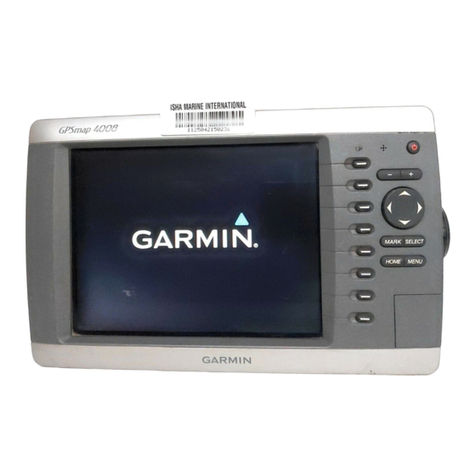 Garmin GPSMAP 4008 - Marine GPS Receiver installation instructions