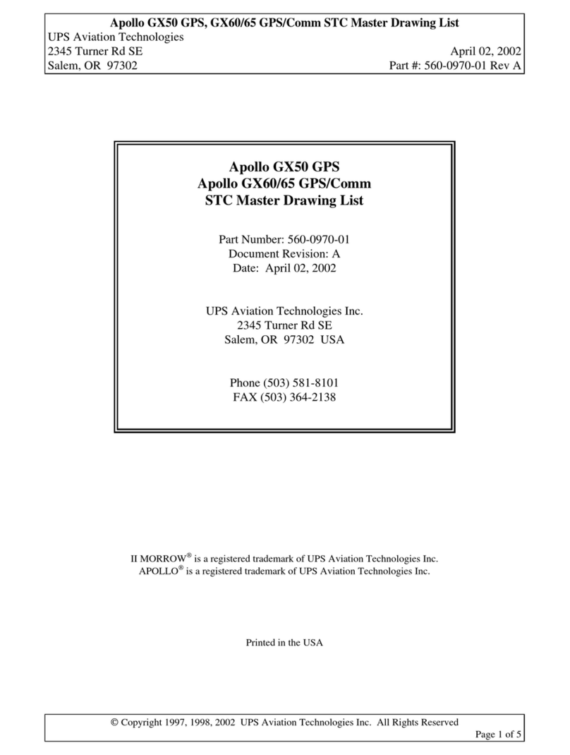 UPS Aviation Technologies GX 50 Manual