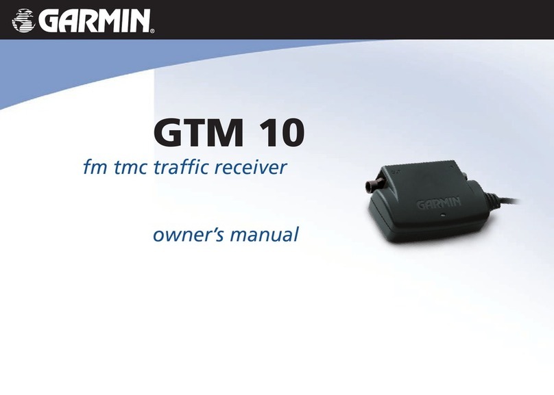Garmin GTM 10 owner's manual