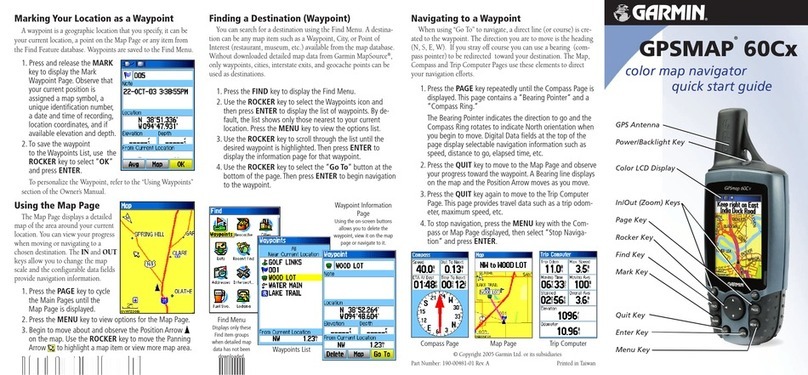 Garmin GPSMAP 60Cx User manual