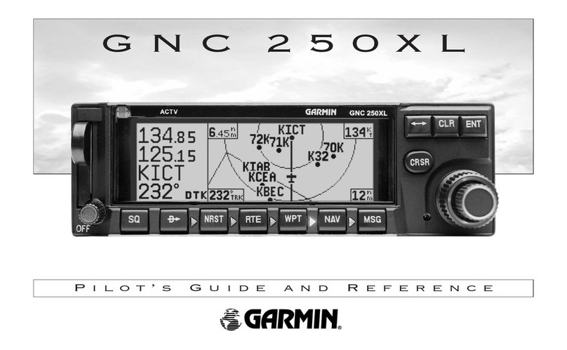 Garmin GNC 250XL Pilot's guide and reference